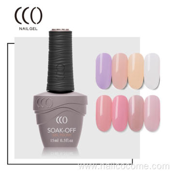 CCO Professional Fashion Bling Easy Soak off UV Gel Nail Polish in Bulk for Nail Arts OEM